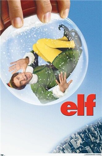 Elf Snow Globe Will Ferrell Movie Poster 22.375" x 34" NEW! Home & Garden:Home Décor:Posters & Prints Trends   