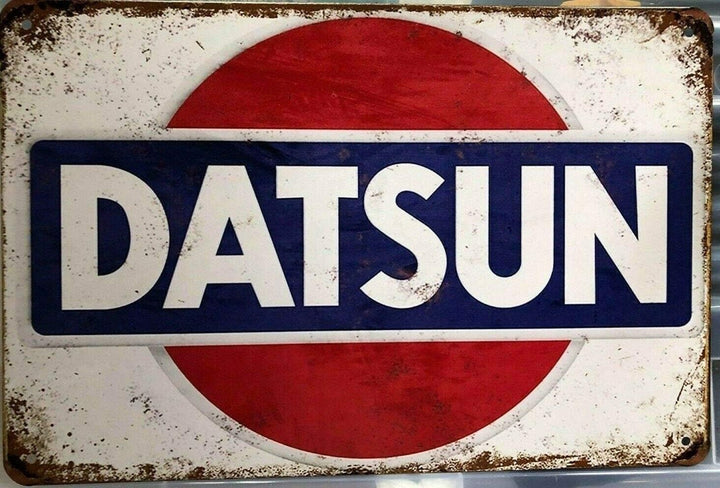 Datsun Vintage Novelty Metal Sign 12" x 8" Wall Art Home & Garden:Home Décor:Plaques & Signs Cozy Home Treasures   