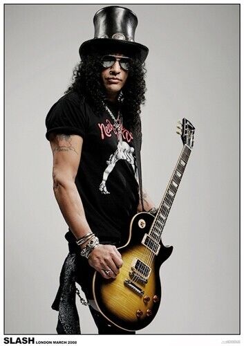 Slash Guns N Roses London 2008 Poster 24" x 36" New! Art:Art Posters Cozy Home Treasures   