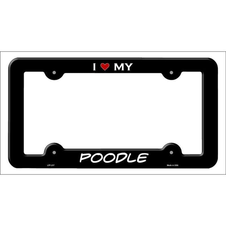 I Love My Poodle Metal License Plate Frame eBay Motors:Parts & Accessories:Car & Truck Parts & Accessories:Exterior Parts & Accessories:License Plates & Frames Unbranded   