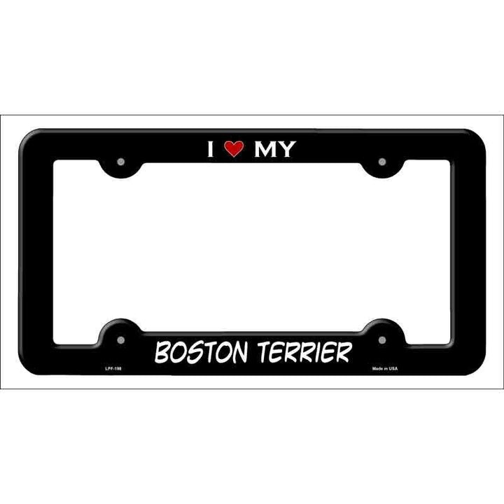 I Love My Boston Terrier Metal License Plate Frame eBay Motors:Parts & Accessories:Car & Truck Parts & Accessories:Exterior Parts & Accessories:License Plates & Frames Unbranded   