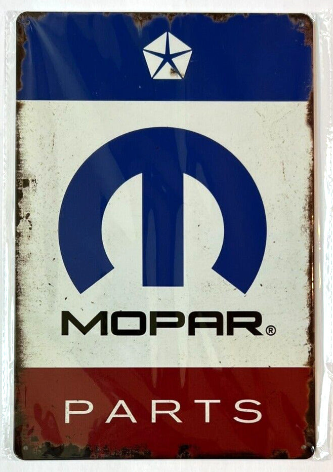 Mopar Parts Vintage Novelty 12" x 8" Metal Sign Wall Art New! Home & Garden:Home Décor:Plaques & Signs Cozy Home Treasures   