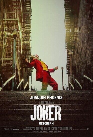 Joker Joaquin Phoenix Movie Poster 24" x 36" NEW! Art:Art Posters Cozy Home Treasures   