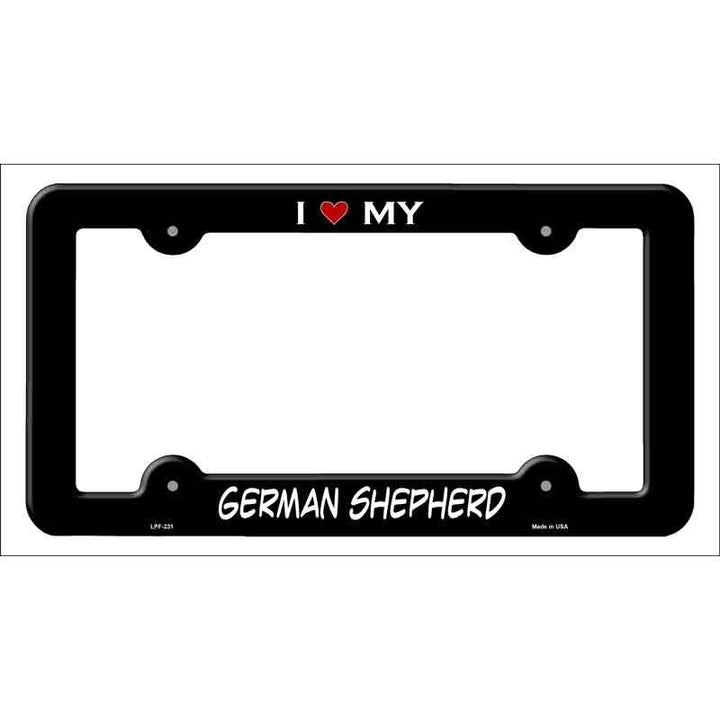 I Love My German Shepherd Metal License Plate Frame eBay Motors:Parts & Accessories:Car & Truck Parts & Accessories:Exterior Parts & Accessories:License Plates & Frames Unbranded   