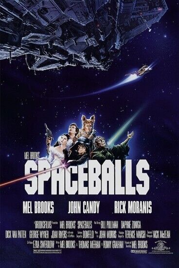 Spaceballs John Candy, Mel Brooks, Rick Moranis Movie Poster 24" x 36" New! Art:Art Posters Cozy Home Treasures   