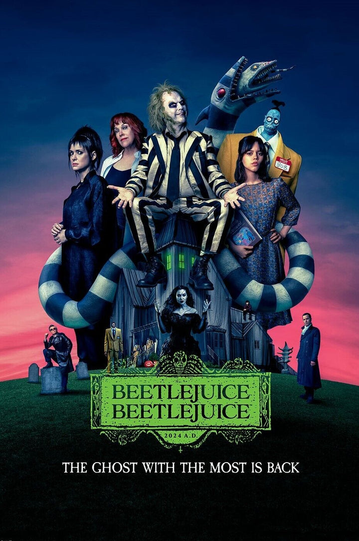 Beetlejuice Beetlejuice Movie Poster 24" x 36" New! Art:Art Posters Cozy Home Treasures   