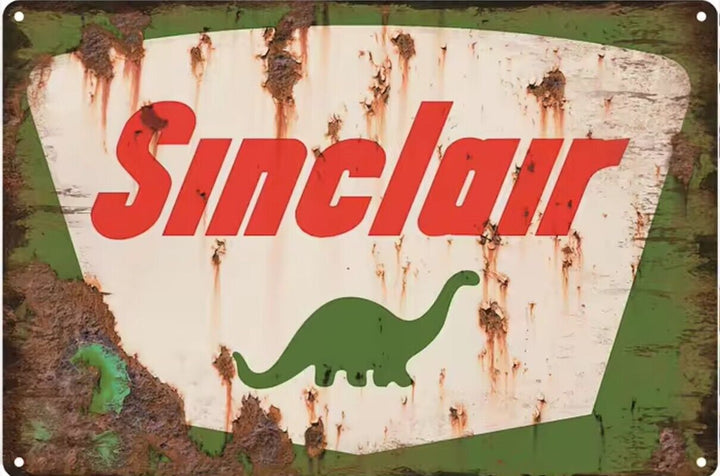 Sinclair Gasoline Vintage Novelty Metal Sign 8" x 12" Wall Art Home & Garden:Home Décor:Plaques & Signs Cozy Home Treasures   