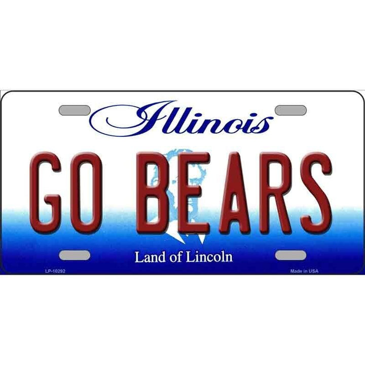 Go Bears Illinois Novelty Metal 6" x 12" License Plate NEW! eBay Motors:Parts & Accessories:Car & Truck Parts & Accessories:Exterior Parts & Accessories:License Plates & Frames Cozy Home Treasures   