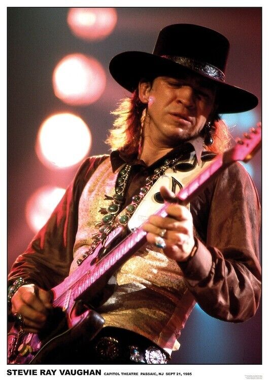 Stevie Ray Vaughan Poster 24" x 32" New! Art:Art Posters Cozy Home Treasures   