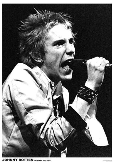 Sex Pistols Johnny Rotten Norway 1977  Poster 24" x 33" New! Art:Art Posters Cozy Home Treasures   