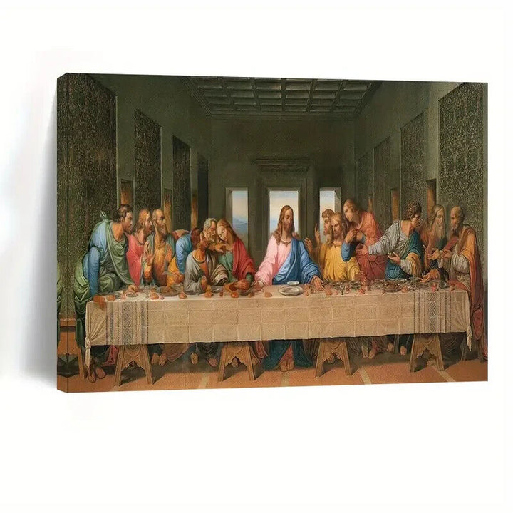 The Last Supper Canvas Print Framed 11.8" x 15.7" Wall Art NEW! Home & Garden:Home Décor:Posters & Prints Creative Canvas Shop   