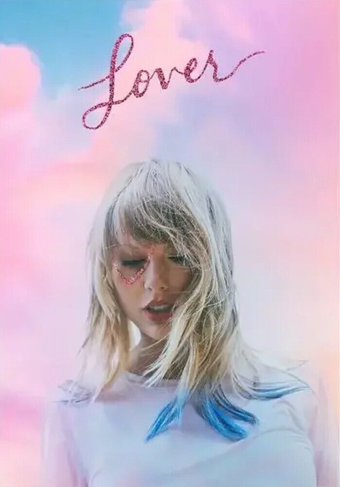 Taylor Swift "Lover" Vibrant  Color Canvas Print 16" x 24" Beautiful! NEW!  Cozy Home Treasures   