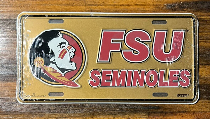 Florida State Seminoles Collegiate Licensed Novelty License Plate 6" x 12" eBay Motors:Parts & Accessories:Car & Truck Parts & Accessories:Exterior Parts & Accessories:License Plates & Frames Hangtime   