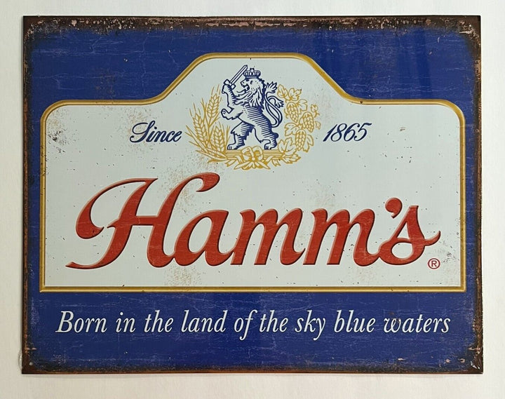 Hamm's Beer Since 1865  Vintage Novelty Sign 16" x 12.5" Home & Garden:Home Décor:Plaques & Signs Desperate Enterprises   