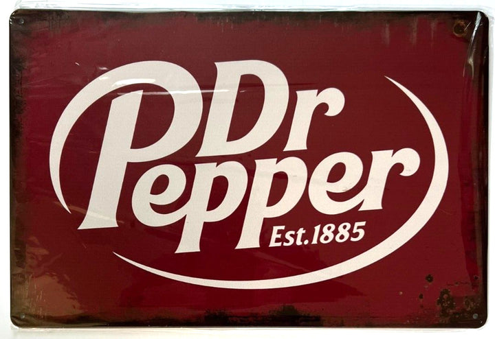 Dr Pepper Vintage Novelty Metal Sign 12 x 8 Wall Art Home & Garden:Home Décor:Plaques & Signs Cozy Home Treasures   