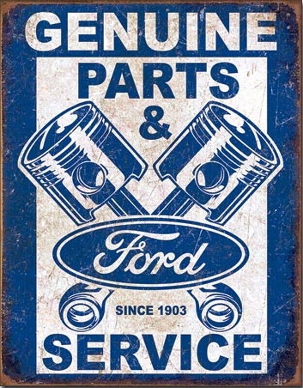 Ford Genuine Parts & Service Since 1903 Licensed Novelty Sign 16" x 12.5" NEW! Home & Garden:Home Décor:Plaques & Signs Desperate Enterprises   