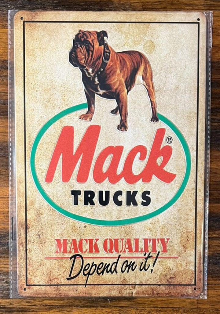 Mack Trucks Mack Quality Depend On It Vintage Novelty Metal Sign 12" x 8" NEW! Home & Garden:Home Décor:Plaques & Signs Cozy Home Treasures   