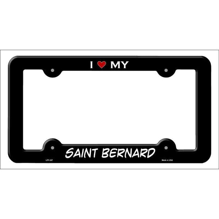 I Love My Saint Bernard Metal License Plate Frame eBay Motors:Parts & Accessories:Car & Truck Parts & Accessories:Exterior Parts & Accessories:License Plates & Frames Unbranded   