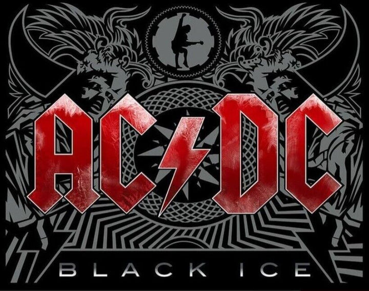 AC/DC Black Ice Licensed Novelty Sign 16" x 12.5" NEW! Home & Garden:Home Décor:Plaques & Signs Desperate Enterprises   