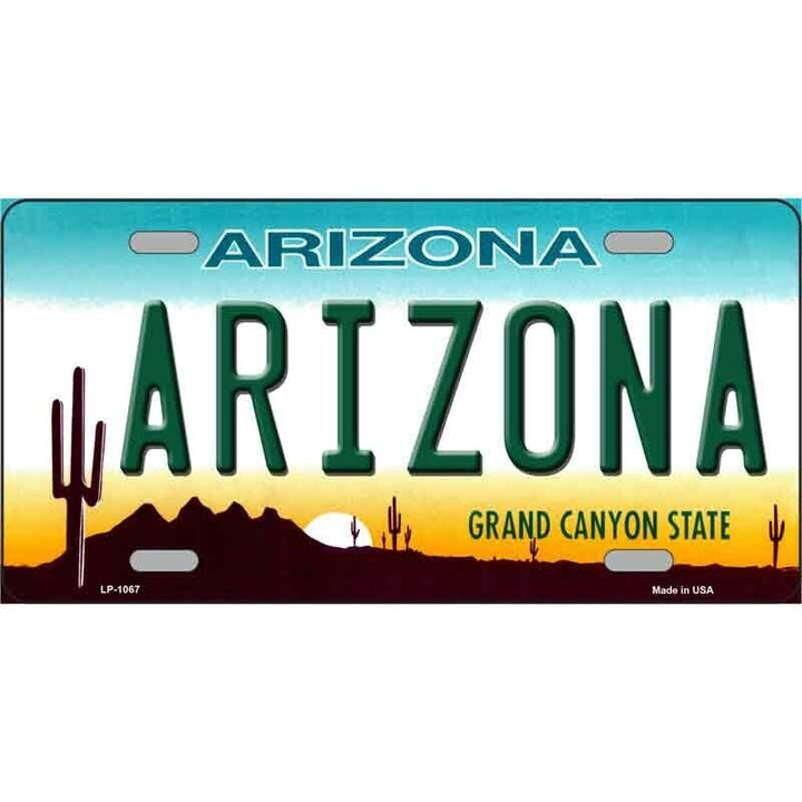 Arizona Grand Canyon State Metal Novelty License Plate With State Background eBay Motors:Parts & Accessories:Car & Truck Parts & Accessories:Exterior Parts & Accessories:License Plates & Frames Unbranded   