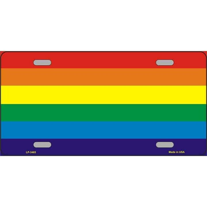 Rainbow Flag Metal Novelty License Plate eBay Motors:Parts & Accessories:Car & Truck Parts & Accessories:Exterior Parts & Accessories:License Plates & Frames Unbranded   