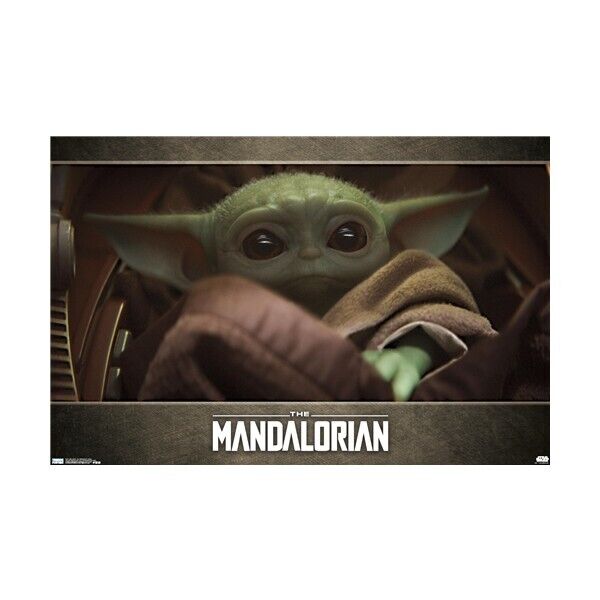 The Mandalorian The Child Grogu Movie Poster 22.375" x 34" NEW! Home & Garden:Home Décor:Posters & Prints Trends   