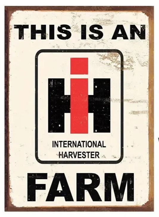 This Is An International Harvester Farm Novelty Metal Sign 12 x 8 Wall Art Home & Garden:Home Décor:Plaques & Signs Cozy Home Treasures   