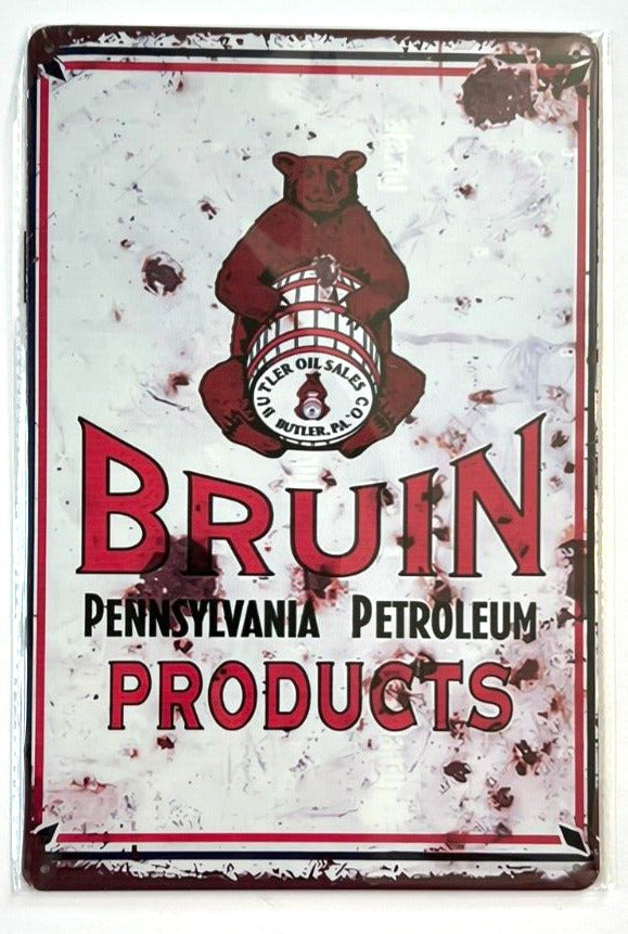 Bruin Pennsylvania Petroleum Vintage Novelty 12" x 8" Metal Sign Wall Art New! Home & Garden:Home Décor:Plaques & Signs Cozy Home Treasures   