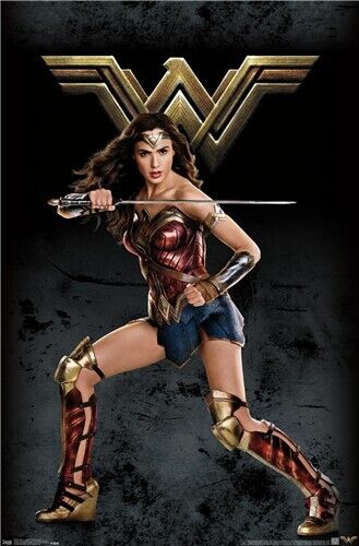 DC Comics Justice League Wonder Woman Movie Poster 22.375" x 34" NEW! Home & Garden:Home Décor:Posters & Prints Trends   