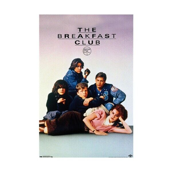 Breakfast Club Movie Poster 22.375" x 34" NEW! Home & Garden:Home Décor:Posters & Prints Trends   