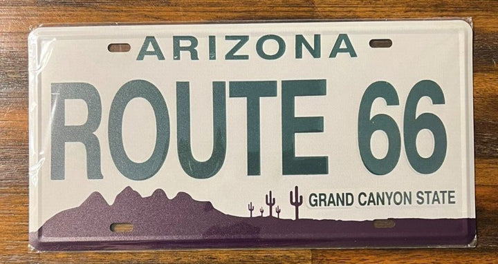 Route 66 Grand Canyon State Novelty License Plate 6" x 12" eBay Motors:Parts & Accessories:Car & Truck Parts & Accessories:Exterior Parts & Accessories:License Plates & Frames Hangtime   