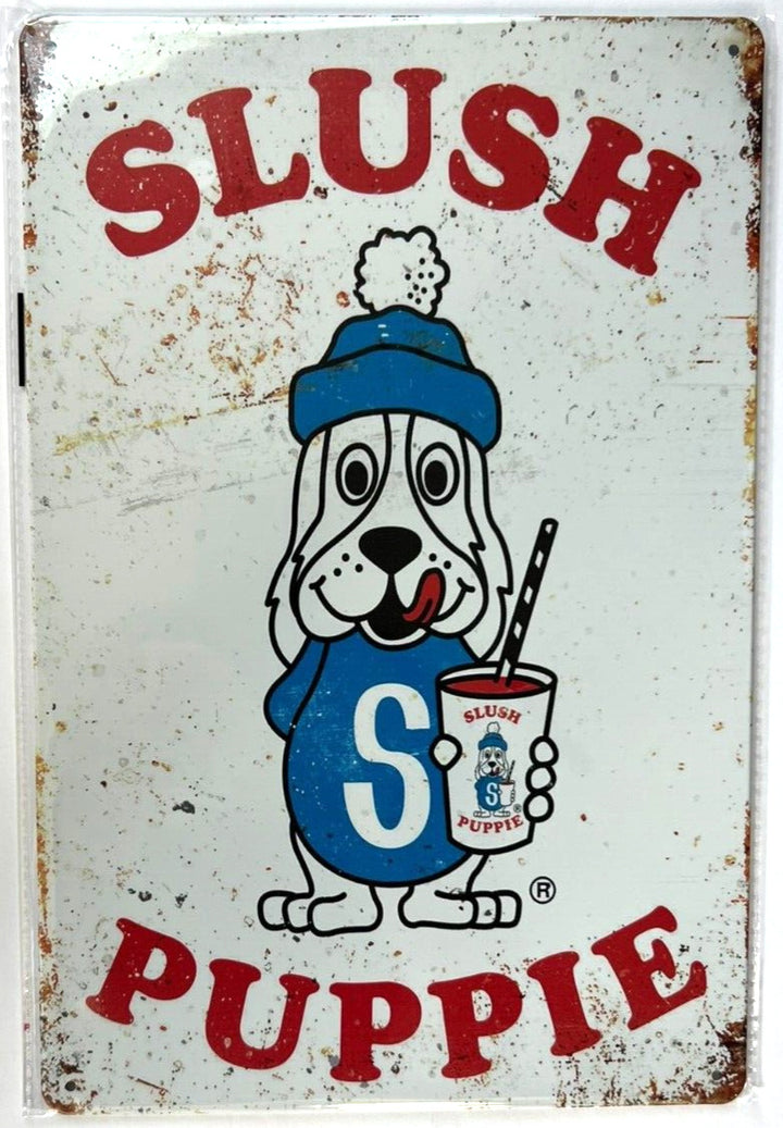 Slush Puppie Vintage Novelty Metal Sign 12" x 8" Wall Art Home & Garden:Home Décor:Plaques & Signs Cozy Home Treasures   