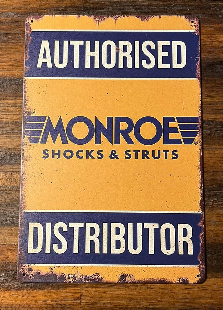 Monroe Shocks & Struts Vintage Novelty Metal Sign 12" x 8" NEW! Home & Garden:Home Décor:Plaques & Signs Cozy Home Treasures   