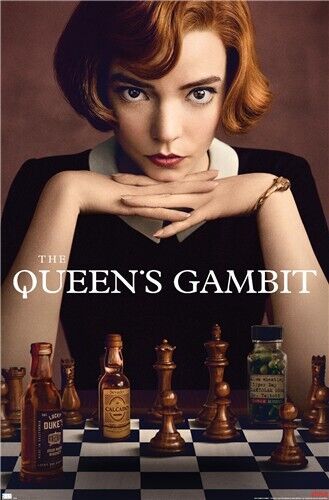 The Queen's Gambit Movie Poster 22.375" x 34" NEW! Home & Garden:Home Décor:Posters & Prints Trends   