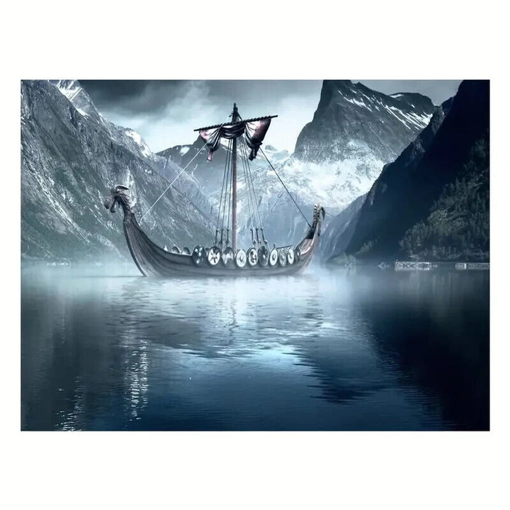 Stunning Pirate Ship Artistic Canvas Print 12" x 16" NEW! Home & Garden:Home Décor:Posters & Prints Cozy Home Treasures   