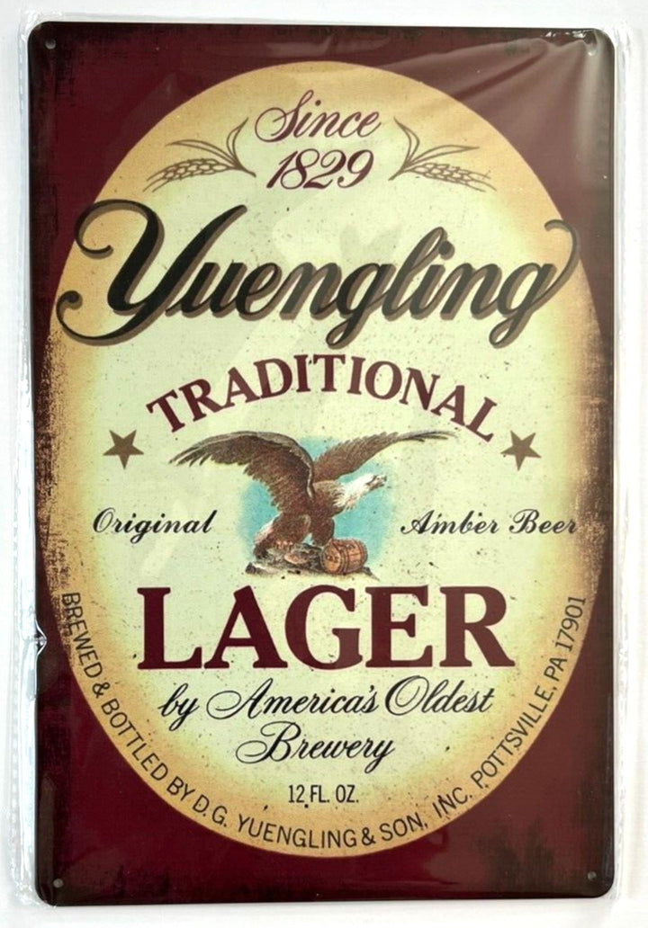 Yuengling Traditional Lager Beer Vintage Novelty Metal Sign 8" x 12" Wall Art Home & Garden:Home Décor:Plaques & Signs Cozy Home Treasures   