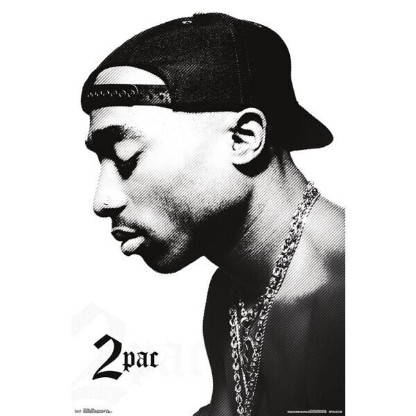 Tupac Shakur Wearing Hat Profile Poster 22.375" x 34" NEW! Home & Garden:Home Décor:Posters & Prints Trends   