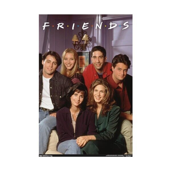 Friends Cast Photo In Apartment Poster 22.375" x 34" NEW! Home & Garden:Home Décor:Posters & Prints Trends   