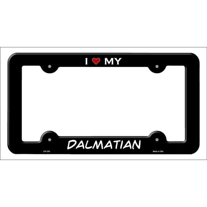 I Love My Dalmatian Metal License Plate Frame eBay Motors:Parts & Accessories:Car & Truck Parts & Accessories:Exterior Parts & Accessories:License Plates & Frames Unbranded   