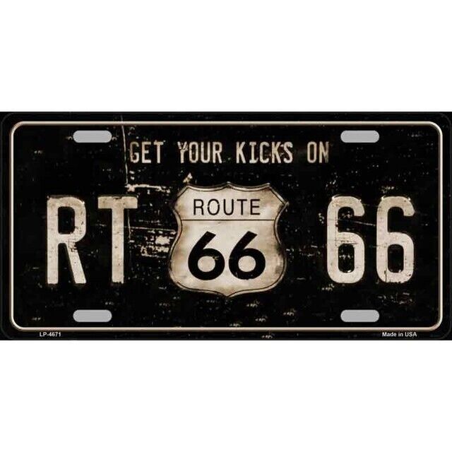 Route 66 Get Your Kick On Route 66 Metal Novelty License Plate eBay Motors:Parts & Accessories:Car & Truck Parts & Accessories:Exterior Parts & Accessories:License Plates & Frames Unbranded   