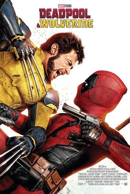 Deadpool & Wolverine Movie Poster  24" x 36" New! Art:Art Posters Cozy Home Treasures   