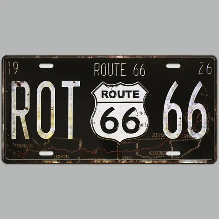 Route 66 Vintage Novelty Metal License Plate NEW! eBay Motors:Parts & Accessories:Car & Truck Parts & Accessories:Exterior Parts & Accessories:License Plates & Frames Cozy Home Treasures   