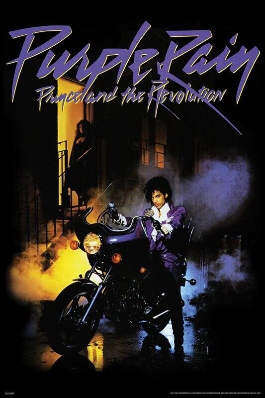 Purple Rain Prince and the Revolution Poster  24" x 36" New!  Cozy Home Treasures   