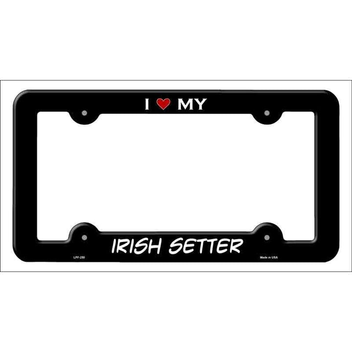 I Love My Irish Setter Metal License Plate Frame eBay Motors:Parts & Accessories:Car & Truck Parts & Accessories:Exterior Parts & Accessories:License Plates & Frames Unbranded   