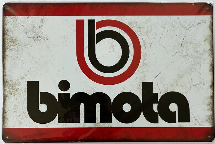 Bimota Italian Motorcycles Vintage Novelty Metal Sign 12" x 8" Wall Art Home & Garden:Home Décor:Plaques & Signs Cozy Home Treasures   