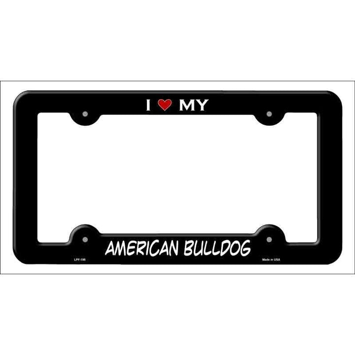 I Love My American Bulldog Metal License Plate Frame eBay Motors:Parts & Accessories:Car & Truck Parts & Accessories:Exterior Parts & Accessories:License Plates & Frames Unbranded   