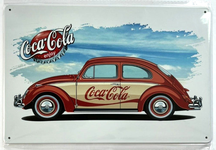 Coca-Cola Enjoy Coca-Cola Vintage Novelty Metal Sign 12" x 8" Wall Art Home & Garden:Home Décor:Plaques & Signs Cozy Home Treasures   