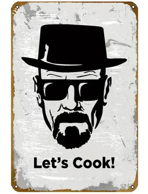 Breaking Bad "Let's Cook!" Vintage Novelty Metal Sign 12" x 8" Wall Art Home & Garden:Home Décor:Plaques & Signs Cozy Home Treasures   