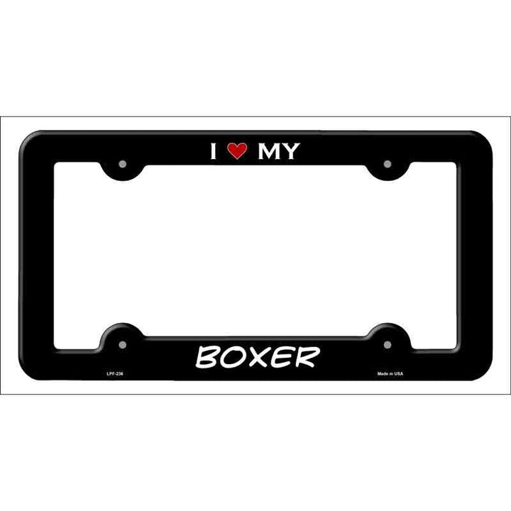 I Love My Boxer Metal License Plate Frame eBay Motors:Parts & Accessories:Car & Truck Parts & Accessories:Exterior Parts & Accessories:License Plates & Frames Unbranded   