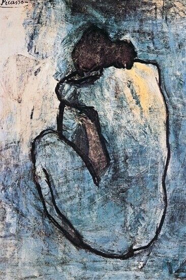 Picasso Blue Nude Poster 24" x 36" New! Art:Art Posters Cozy Home Treasures   